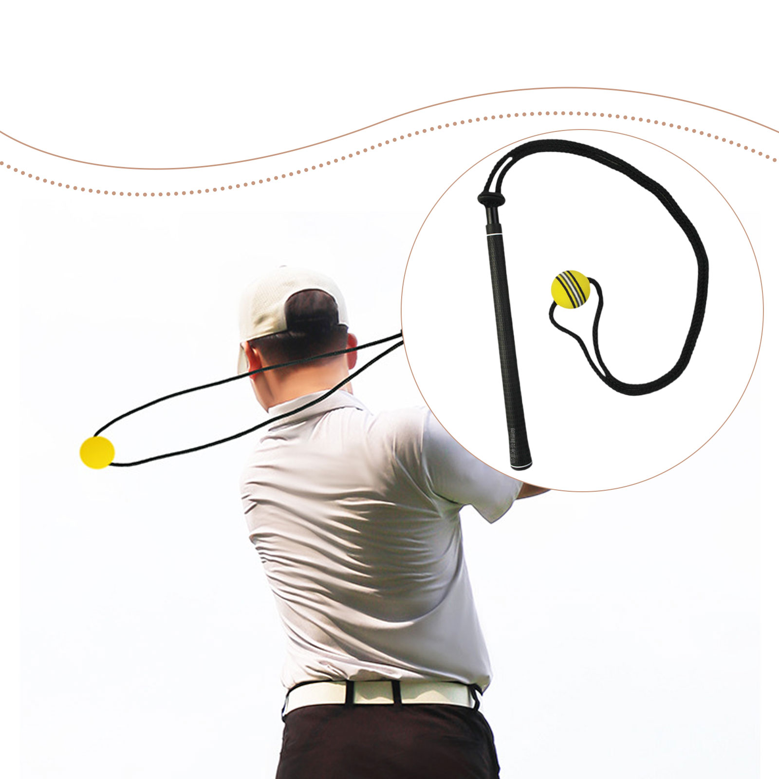 Alat Bantu Latihan Tali Elasti - Golf Equipment For Beginners ulasan dan harga