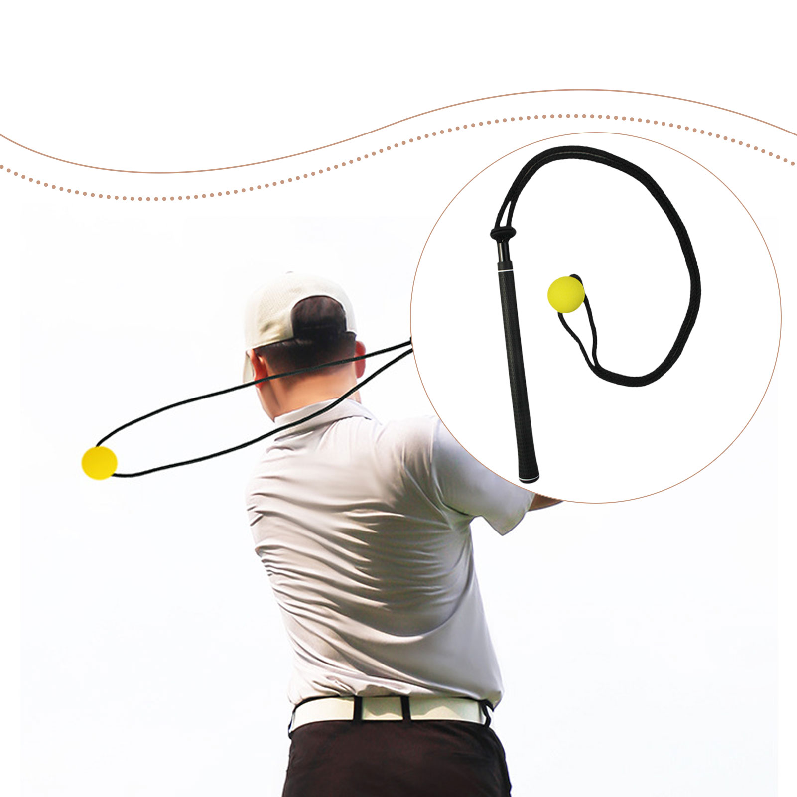 Alat Bantu Latihan Tali Elasti - Golf Equipment For Beginners ulasan dan harga